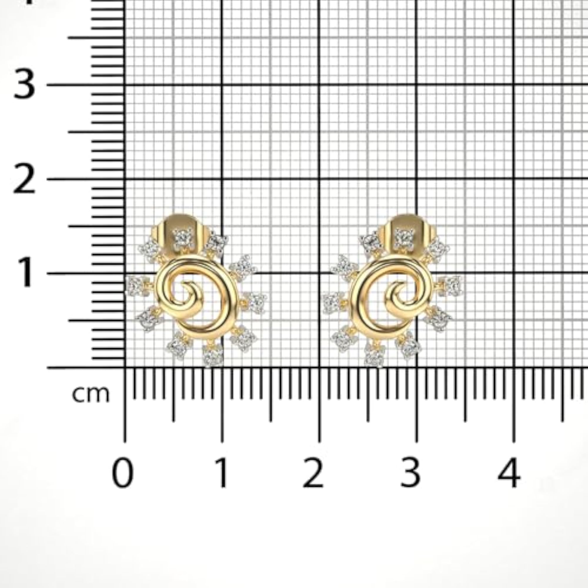 Women's Sterling Silver & Certified Lab Grown Diamond 0.28cts Earrings