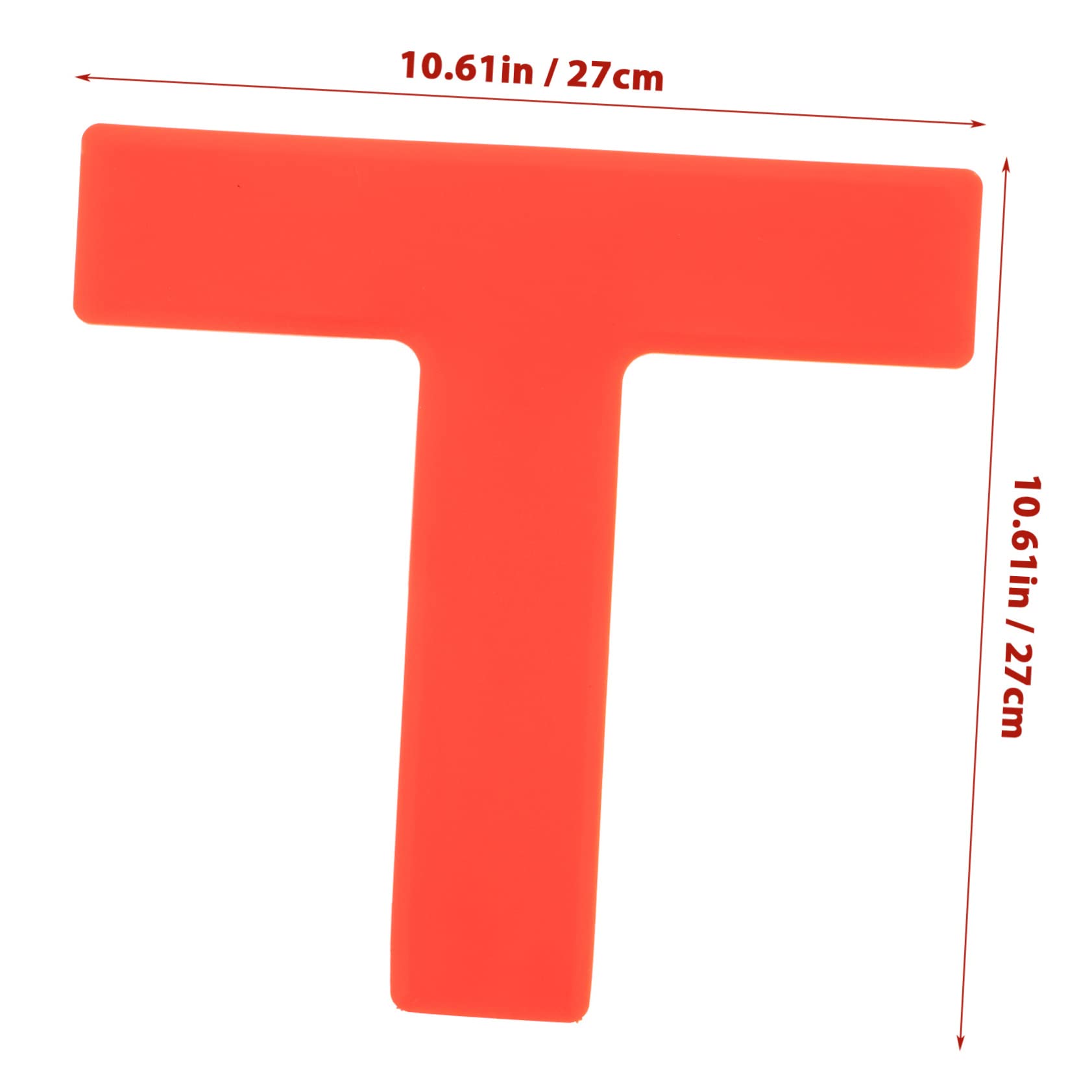 Parliky 2pcs Shaped Stadium Landmark Pads for Football Training Durable Ground Markers for Agility Drills Enhanced Visibility Multi Sport Use Easy Setup