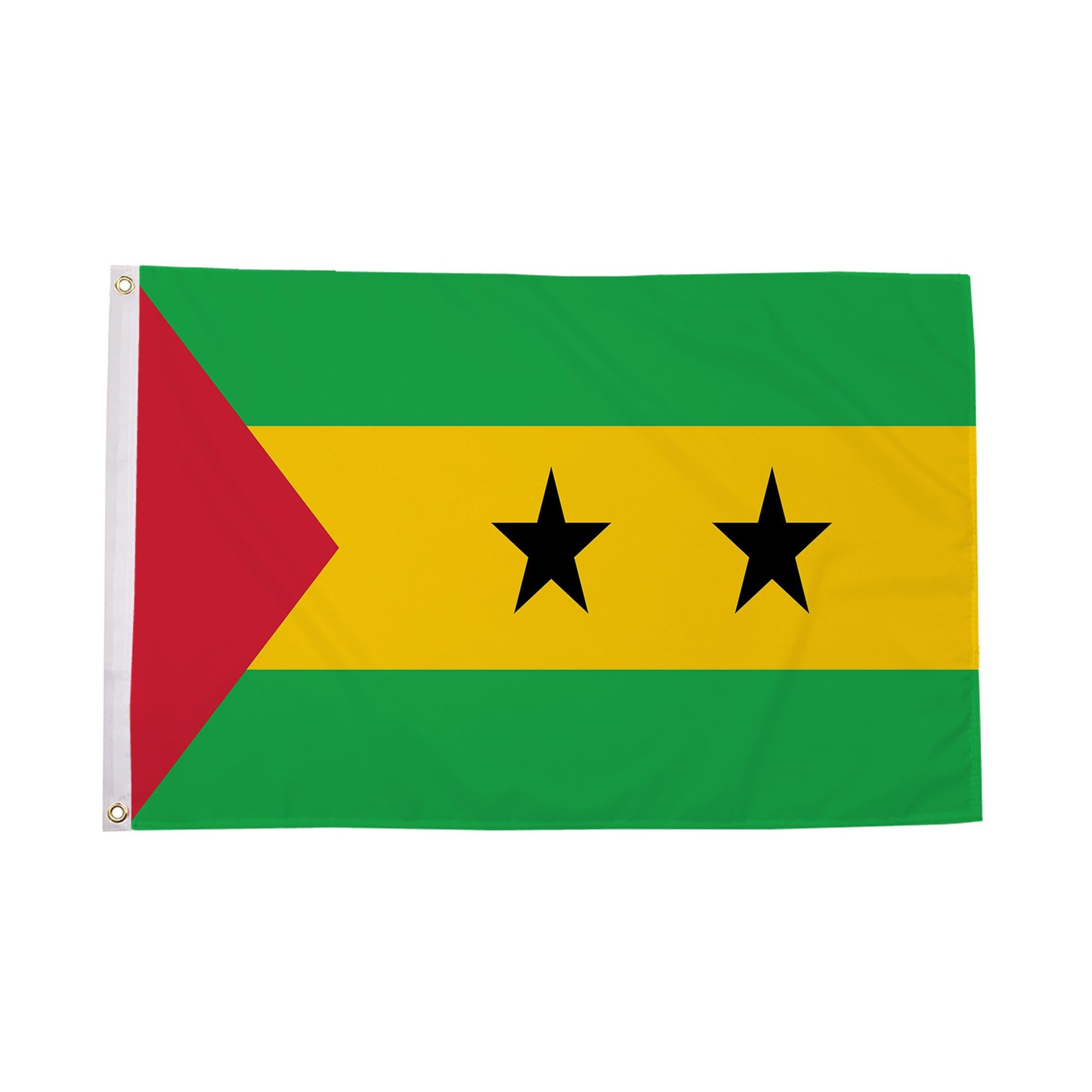 Flagtex Sao Tome and Principe Flag 5ft x 3ft (150cm x 90cm)
