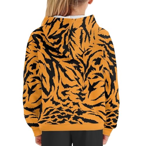 Boys Girls Hoodies Sweatshirt Comfy Sport Clothing for Kids Trendy Hooded Pullover 6-14 Years Old Fall Outfit4