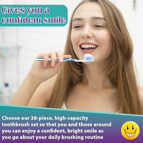 Disposable Toothbrush with Toothpaste 38 PCS, Travel Toothbrush and Toothpaste Bulk Set,Soft Bristle Individually Wrapped Toothbrushes Bulk for Kids, Adult. Suitable for Hotel, Travel, Home, Donated - Image 6