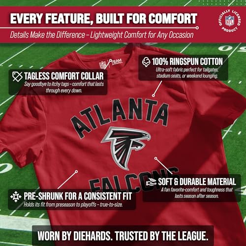 Image of NFL Gameday Cotton Blend T-Shirt for Men and Women - Licensed
