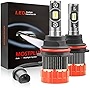 MOSTPLUS MOSTPLUS 9800 Lumens 98W/Pair-9007 All-in-One LED-TX1860 Chip Really Focused Headlight Bulbs Super Mini Conversion Kit Xenon White