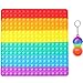 Produktbild Chagoo Riesiges Pop it Fidget Toy, Pop it 256 Blasen, Big Size Push Pop Bubble Fidget Toy Sensorisches Reizbarkeitsspielzeug für Erwachsene und Kinder (Quadrat)