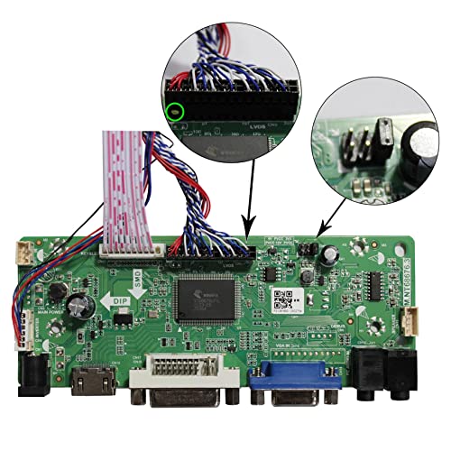 Image of LVDs Controller Board 40pin for 17.3 inch 14 inch 1600x900 LP173WD1 N173FGE-L23 B173RW01 LTN173KT01 LTN173KT02 B140RTN02 N140O6 B140RW02 N140FGE-L31 WLED LCD Screen