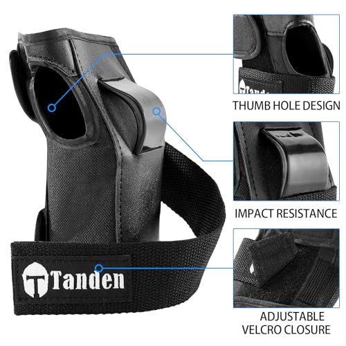 image for Tanden Wrist Guards for Skating Protective Gear Adult and Kids Wrist G