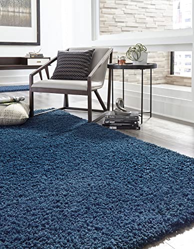 image for Unique Loom Solid Shag Collection Area Rug (3' 3