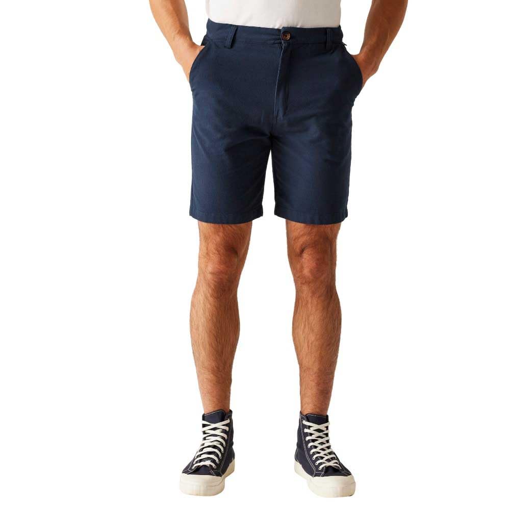 Regatta Men's Navy Sabastal Uv Protection Cotton Shorts