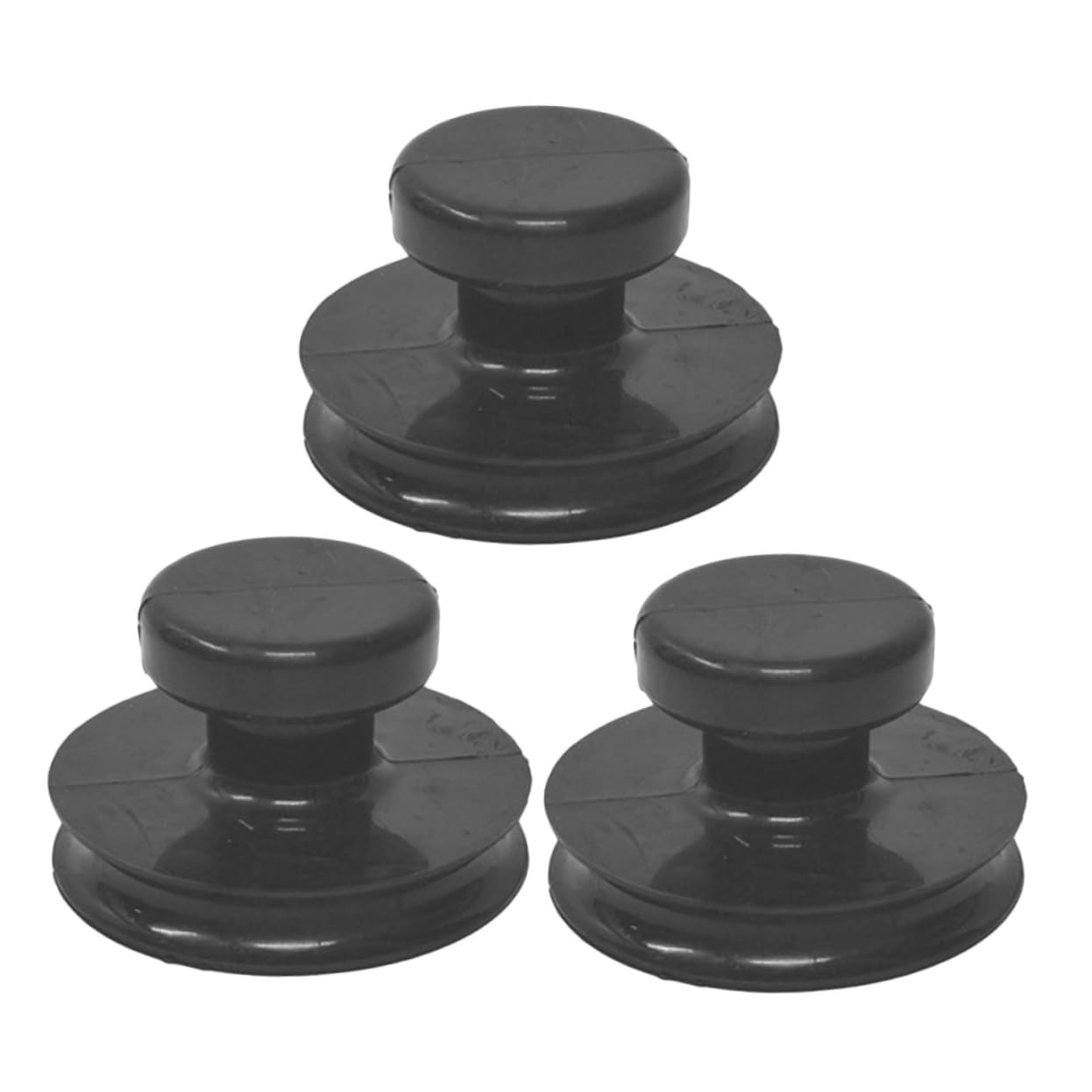 TOYANDONA Sound Bowl Suction Cups with Strong Rubber Handles for Tibetan Singing Bowls Meditation Bowls Easy to Attach and Stable Sound Performance 2 Pieces