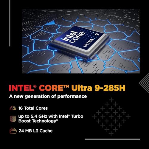 Image of HP Omen, Intel Core Ultra 9 285H, 8GB RTX 5070, 32GB DDR5, 1TB SSD, 165Hz, 2k WUXGA, 3ms, 400 nits, 16'' /40.6cm, Win11, M365* Office24, Black, 2.42kg, an0012TX, Unleashed Mode, RGB, AI Gaming Laptop