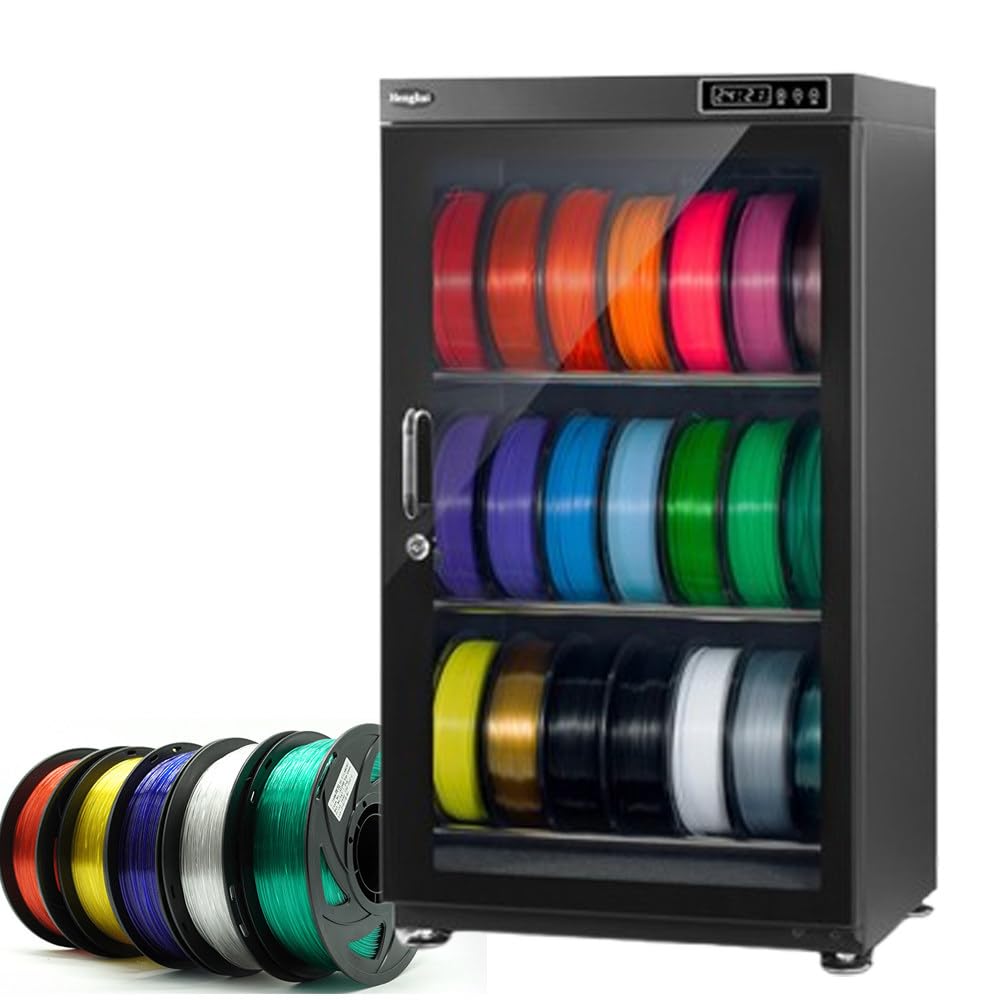 ShaiVrissian Filament Storage Box with Airtight Moisture Protection 115L