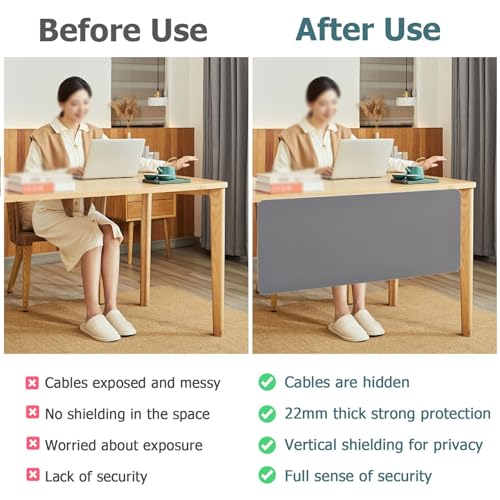 Akustyczna ścianka działowa na biurko, panel prywatności, zacisk, skromny ekran do biura, łatwy montaż, redukcja szumów, poufne rozwiązanie przestrzeni roboczej, komercyjny wzmacniacz prywatności