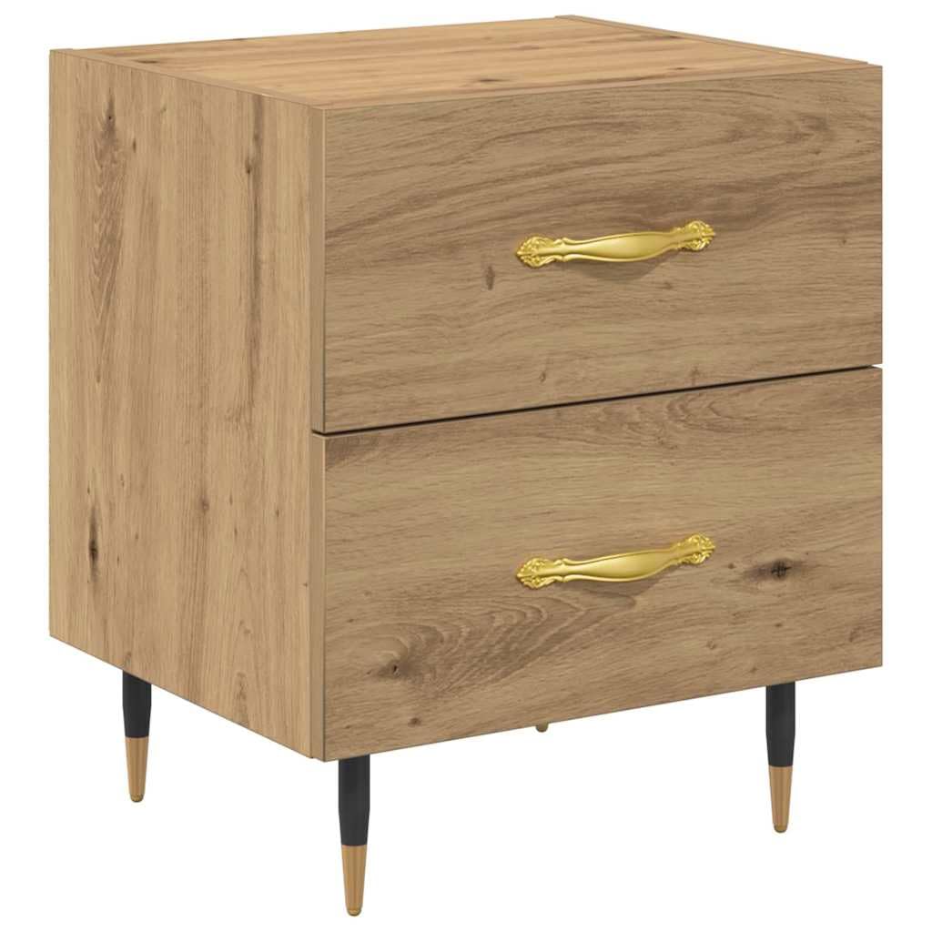 Table de chevet compacte en chêne pour optimiser les petits espaces
