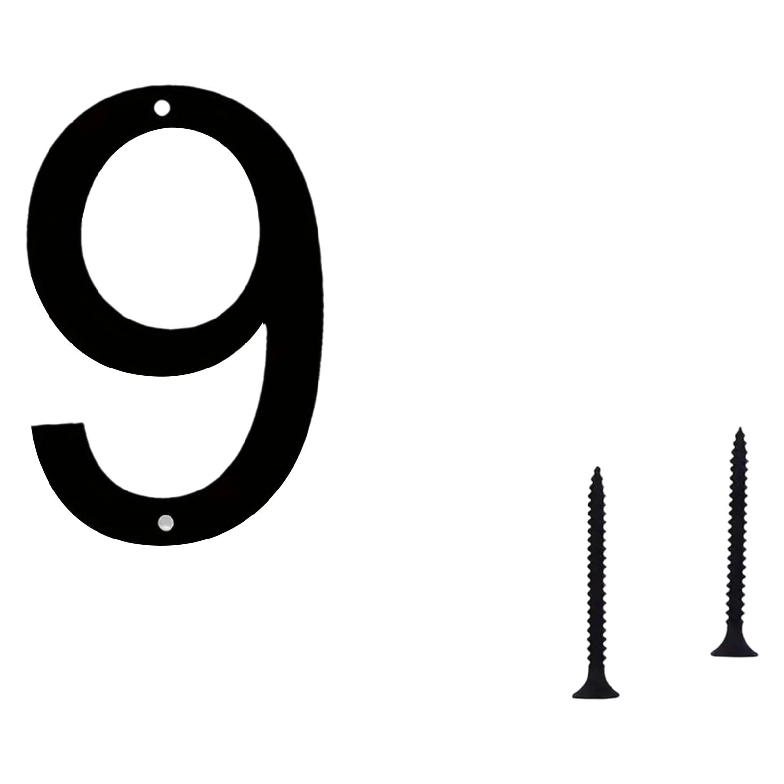 Xinsheinelry Coated Floating Address Numbers, Metal Modern House Plaques for Garden Mailbox Door Decors & Visibility Signage Home Address Number/plaques