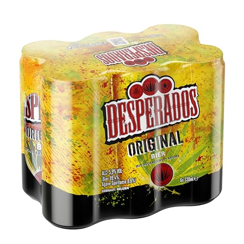 Desperados Original (6 x 0.33 l) - Desperados Dosen im Multipack 5 9% Alkoholgehalt