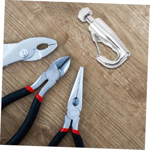 Image of jojofuny 2Pcs Adjustable Heavy Duty Picture Hanging Hooks for Wire Rope Durable Decorative Hardware for Home Office Gallery Decor and Classroom Use