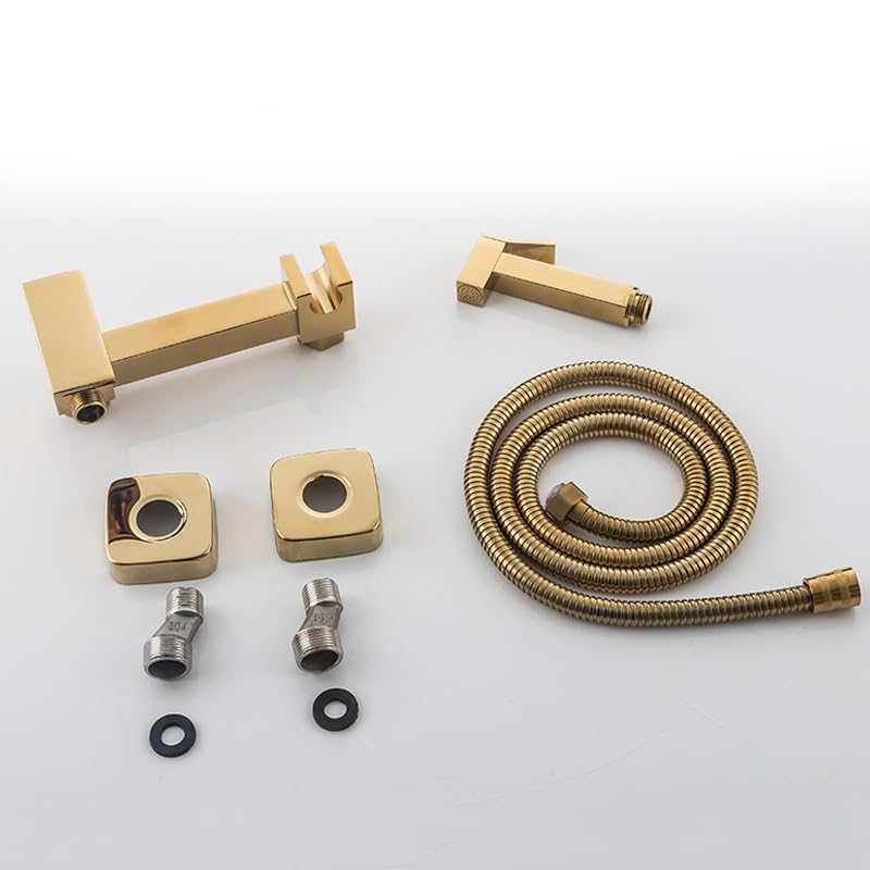 Doccetta Per Wc Bidet Doccetta Maniglia Singola Kit Doccetta Esterno Per Wc E Bidet Acqua Calda E Fredda Tutto In Rame piazza nero