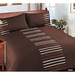 Funda Nordica Marron Chocolate Rapport Juego de Funda nórdica Manhattan de la Marca, marrón, Suelto