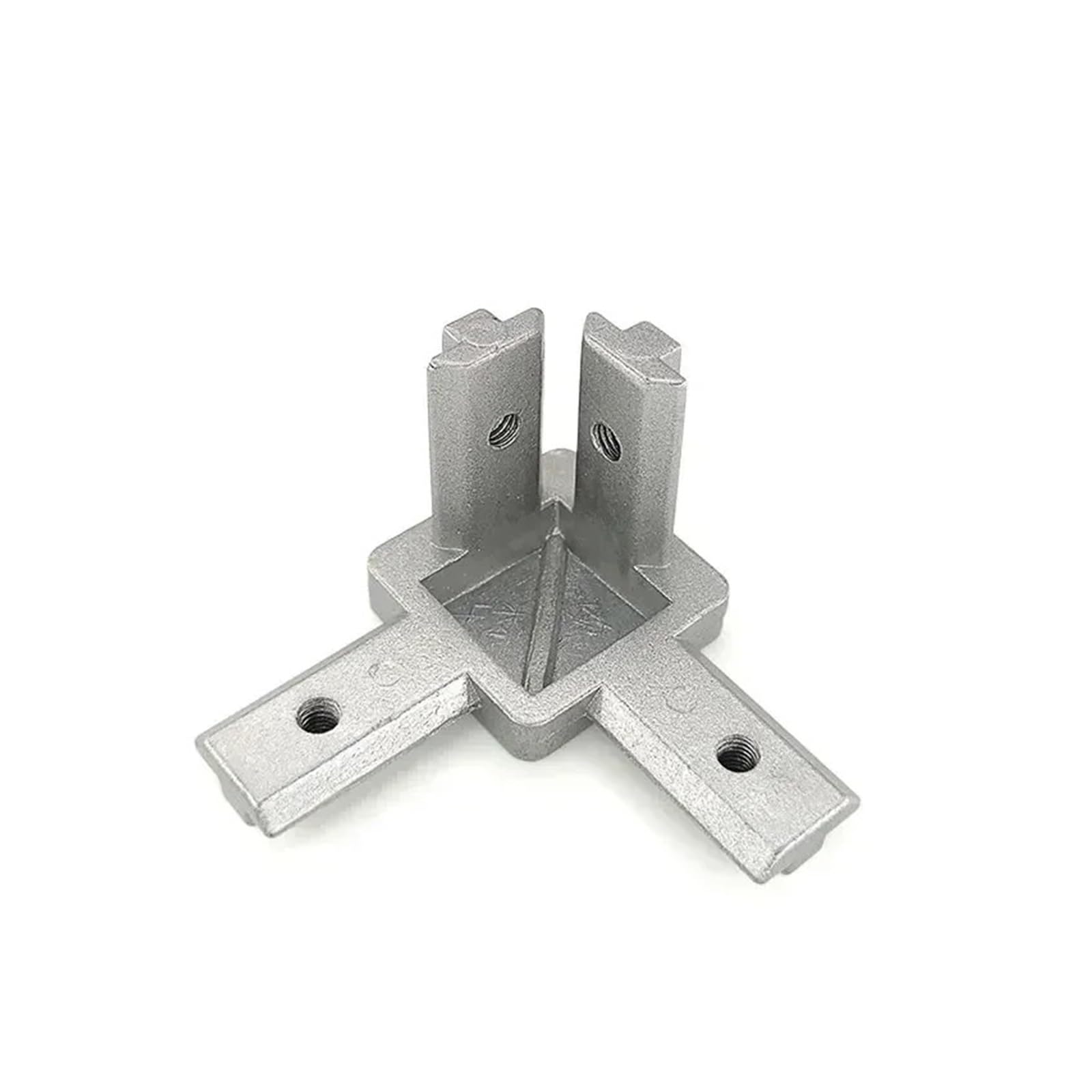 Staffe angolari in alluminio con scanalatura a T a 3 vie