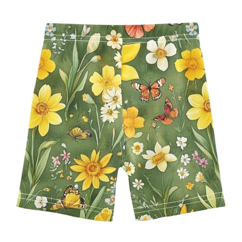 Construction Vehicles Little Girls Shorts Cotton Cartwheel Shorts Skater Pants for Vacation 4T2