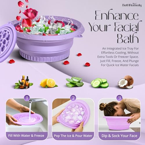 Image of Ice Face Bowl for Skin Care, Purple
