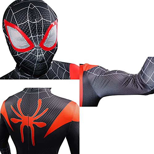 Miles Morales Tuta Bambino Cosplay Costume da