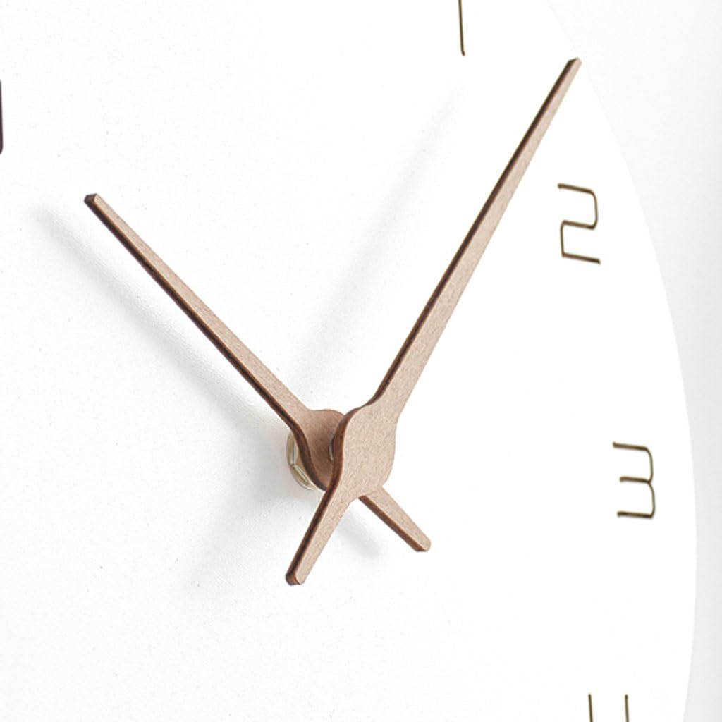 Orologio da parete Orologio creativo Orologio da parete nordico Orologio semplice for la casa Soggiorno Camera da letto Studio Orologio silenzioso Reloj De Pared(B)