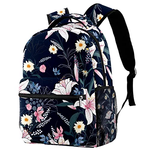 Sac à dos voyage avec porte-bouteille ergonomique pour ados et adultes