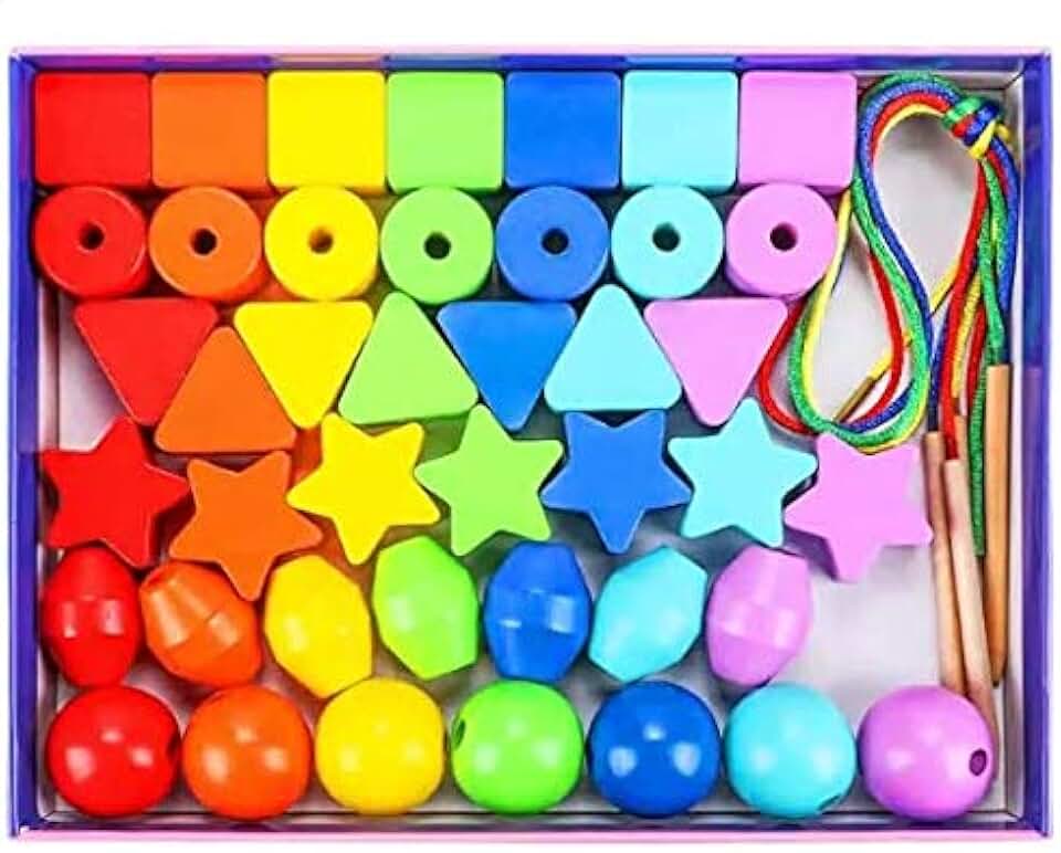 Amazon.co.uk toddler threading beads