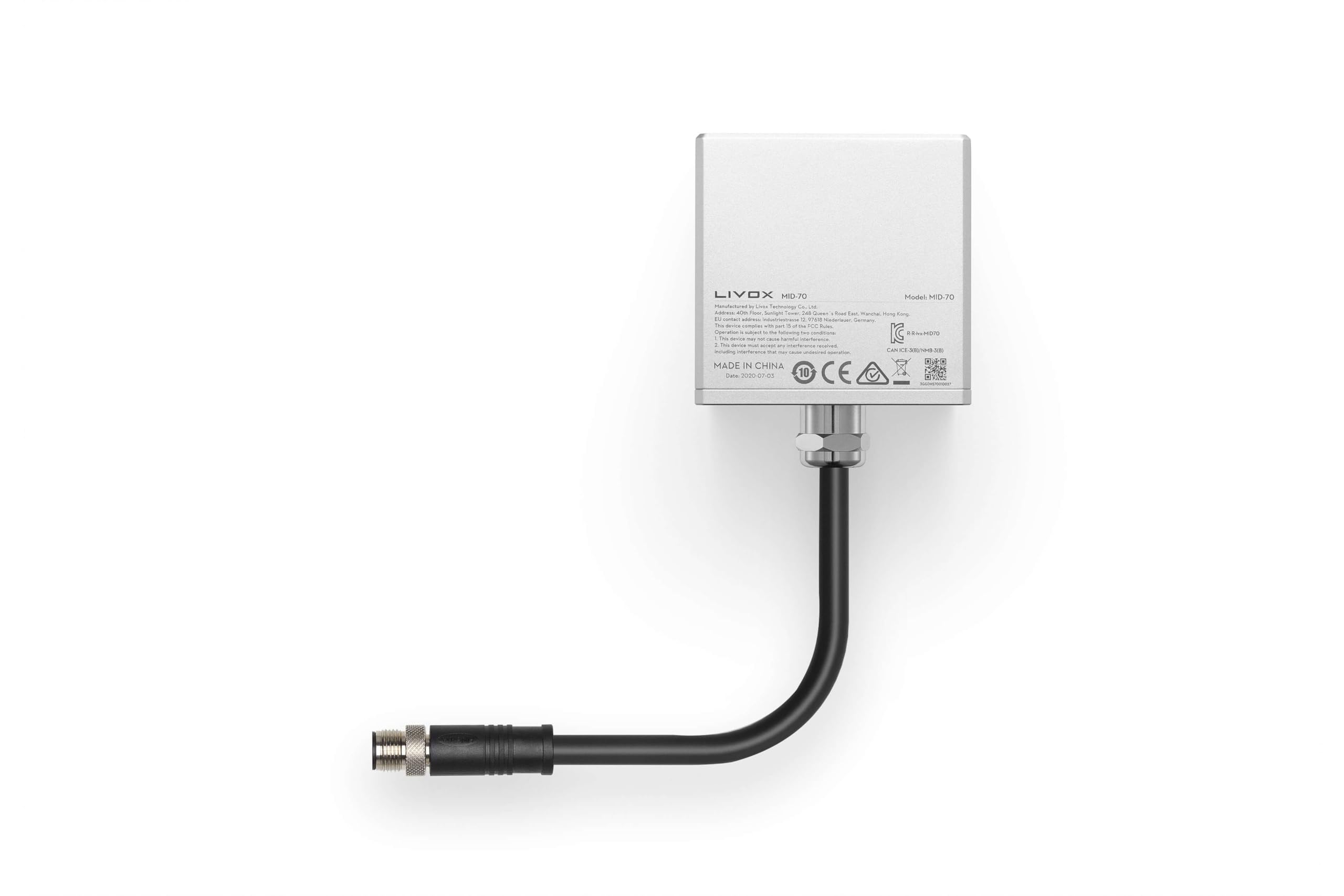 LIVOX MID-70 3D LiDAR センサー Livox Lidar Sensor Manual LIDAR] Livox Mid-70 3D Object