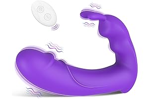 Clitoral Stimulator Rabbit Vibrator Dildo Toy with 10 Vibration Modes - Wireless...