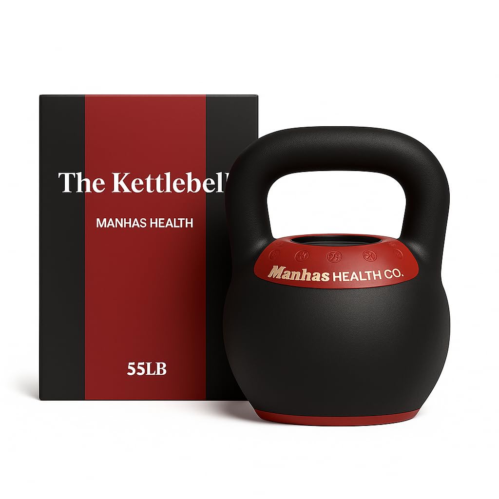 Amazon | 「Manhas Health Co. 調節可能なケトルベル 55ポンド | 省 