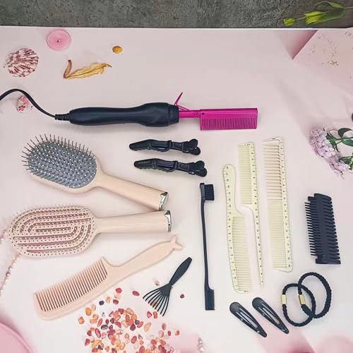 Peine Eléctrico Caliente con Set de 14 Accesorios para Peinar miniatura 1