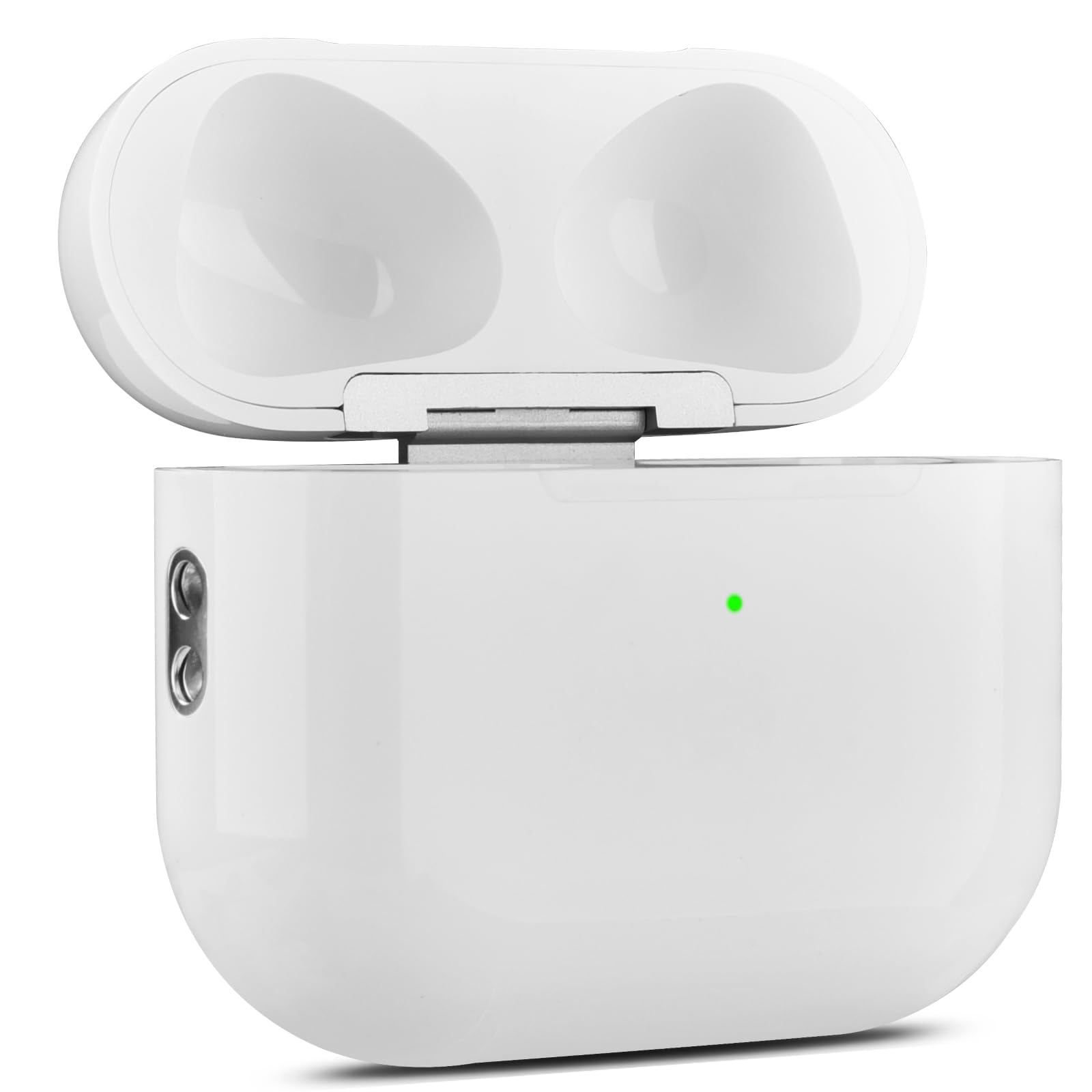 Photo 1 of ***JUST THE CASE*** OLEBAND Replacement Charging Case for AirPods 4th Generation USB-C,Wireless Charger Cases Compatible with iPod 4 gen Replacement case, Support Blue-Tooth Pairing,(White)