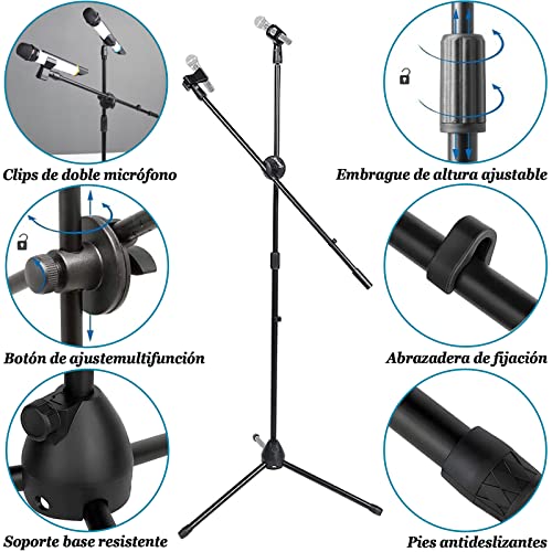 Dj E Iluminación, Musical Instruments microfono base Marca JIJO (3)