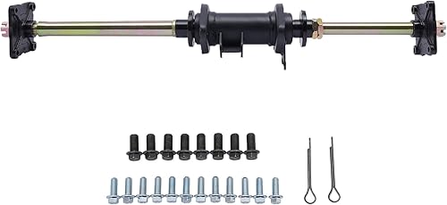 Miniatura 49 de Kit completo de brazo oscilante de choque de suspensión delantera de 12 pulgadas, kit de husillo de dirección superior inferior para ATV, Quad Bike