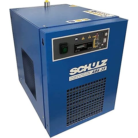 Schulz ADS-35-UP Non-cycling Compressed Air Dryer, Blue; Electronic Controller; 115V; 232 PSI Max Inlet Pressure; Single Phase Circuit; 35 CFM Cover