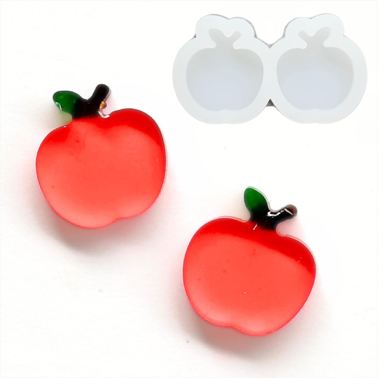 Amazon.co.jp: 紗や工房 シリコンモールド ミニ アップル リンゴ