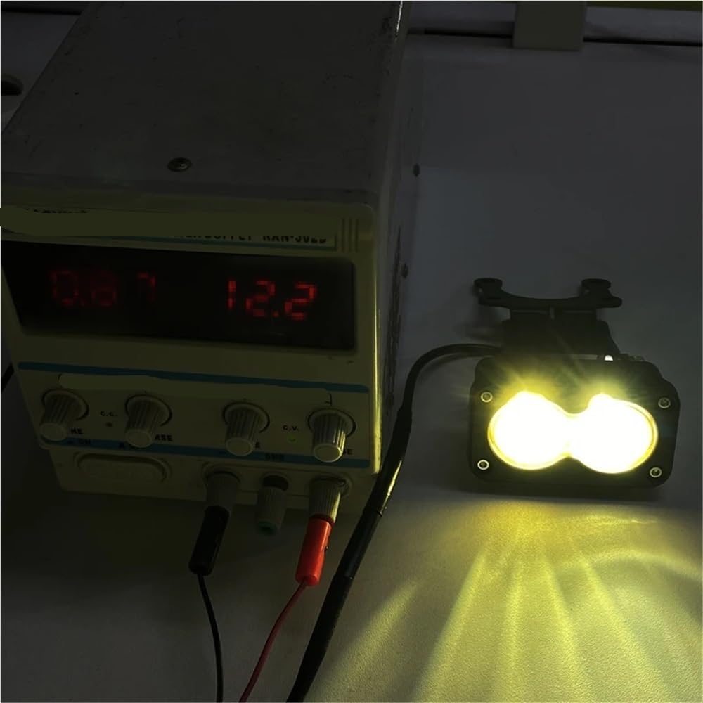 Fari Fendinebbia Faro moto giallo Spot Flood Led Pod per kit | Faro moto giallo Spot Flood Led Pod per kit combinato interruttore faro impostato per Sur Ron per SurRon per Talaria