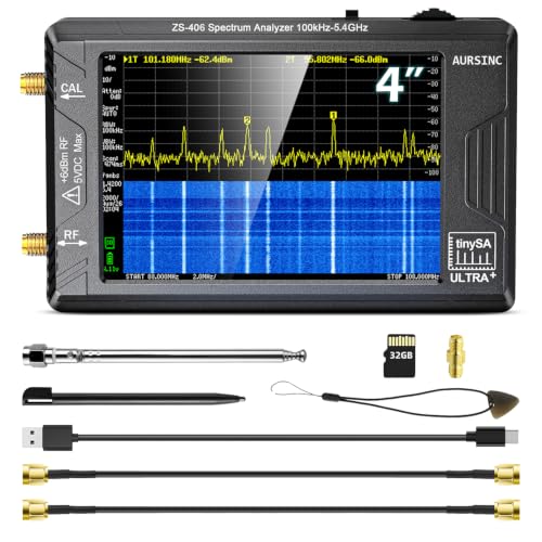AURSINC TinySA Ultra+ ZS406 Spectrum Analyzer