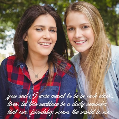 Big Sister Little Sister Gifts, Sterling Silver 2 Infinity Heart Necklace, Matching Big Sis Lil Sis Birthday Gifts Christmas Jewelry Ideas4