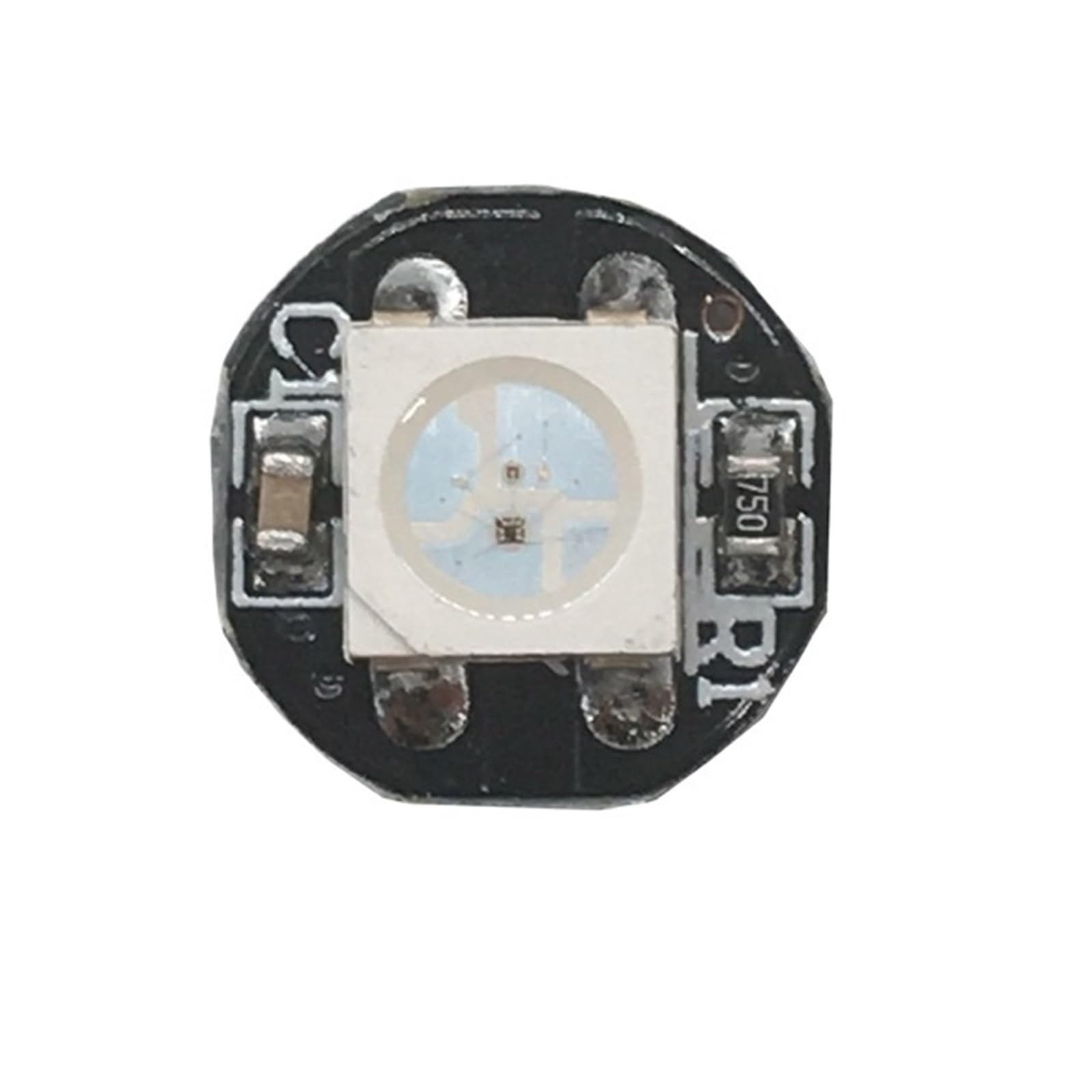 UMOBXKIFN 10~100Pcs WS2812B LED Individually Addressable WS2811 IC SK6812 RGBWW/RGBCW/RFBNW Led Heatsink 5050SMD RGB/RGBW Built-in DC5V(Emitting Color2,10PCS)