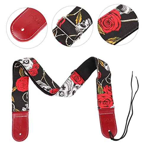 NUSITOU 1 PC Sangle De Guitare Bandoulière Basse Ukulélé Sangles Réglables Ceinture Guitare Épaule Ceinture Bandoulière Remplacement Guitare Sling Sangle D’Instrument Élégant Sangle - Les Beatles, Paul McCartney, John Lennon, RIngo Starr, George Harrison NUSITOU 1 PC Sangle De Guitare Bandoulière Basse Ukulélé Sangles Réglables Ceinture Guitare Épaule Ceinture Bandoulière Remplacement Guitare Sling Sangle D'Instrument Élégant Sangle – Image 4
