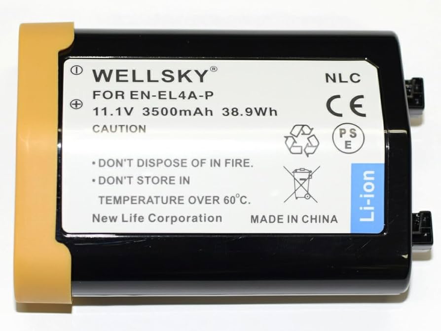 Amazon | WELLSKY EN-EL4a EN-EL4 [ パナソニックセル ] 互換