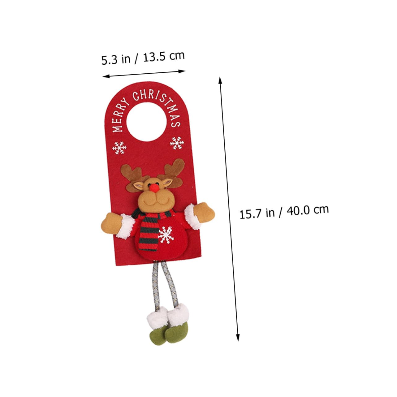 ABOOFAN 9 STK Weihnachtstür hängt Weihnachtskamin zum Aufhängen Haustürschilder Christmas Tree Ornaments wrihnachtsbaumschmuck Weihnachtsdekorationen Cartoon-Türverzierungen Weihnachten