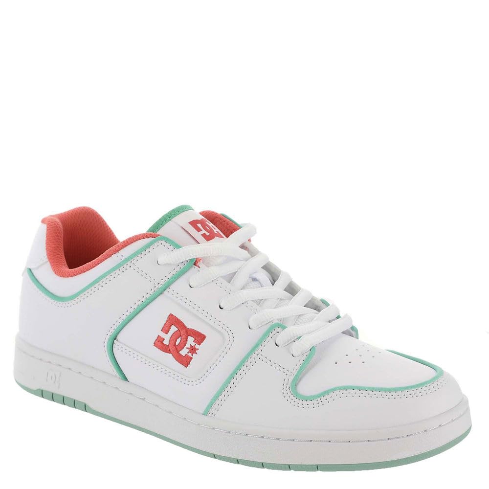 DC Men's Manteca 4 SE Casual Skate Shoe, White/Green/Sunlight, 12