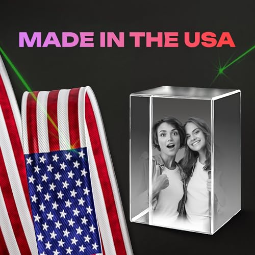 Custom Personalized 3D Holographic Photo Engraved and Etched Inside a Crystal with Your Own Picture – Perfect gifts for Birthdays, Weddings, Memorials, Mother’s Day, Valentine’s, and Christmas. - Image 3