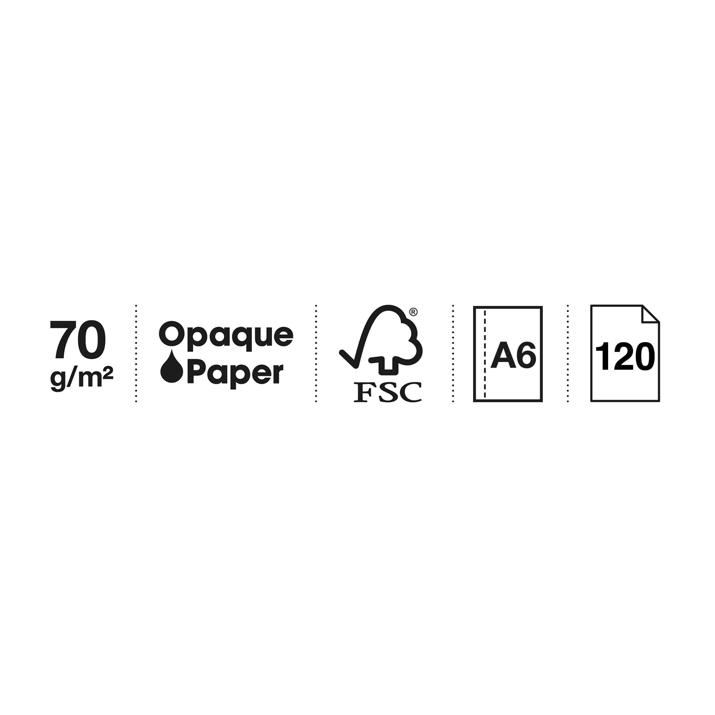 Miquelrius - Cahier A6 petits carreaux 5 mm, 120 feuilles microperforées 4 couleurs multi-matières, papier opaque 70 g/m², couverture carton extra rigide, spirale, Sans perforations, Aquarelle - 5