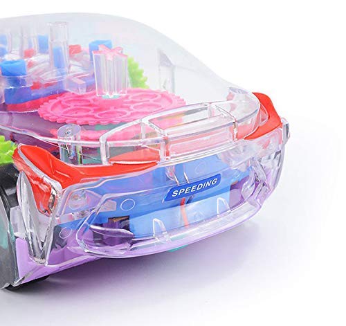 Image of LONGMIRE Metal Pull Back Diecast Car Pull Back Model with Sound Light Boys Gifts Toys for Kids Pack of 1, Multicolor (Concept Car)