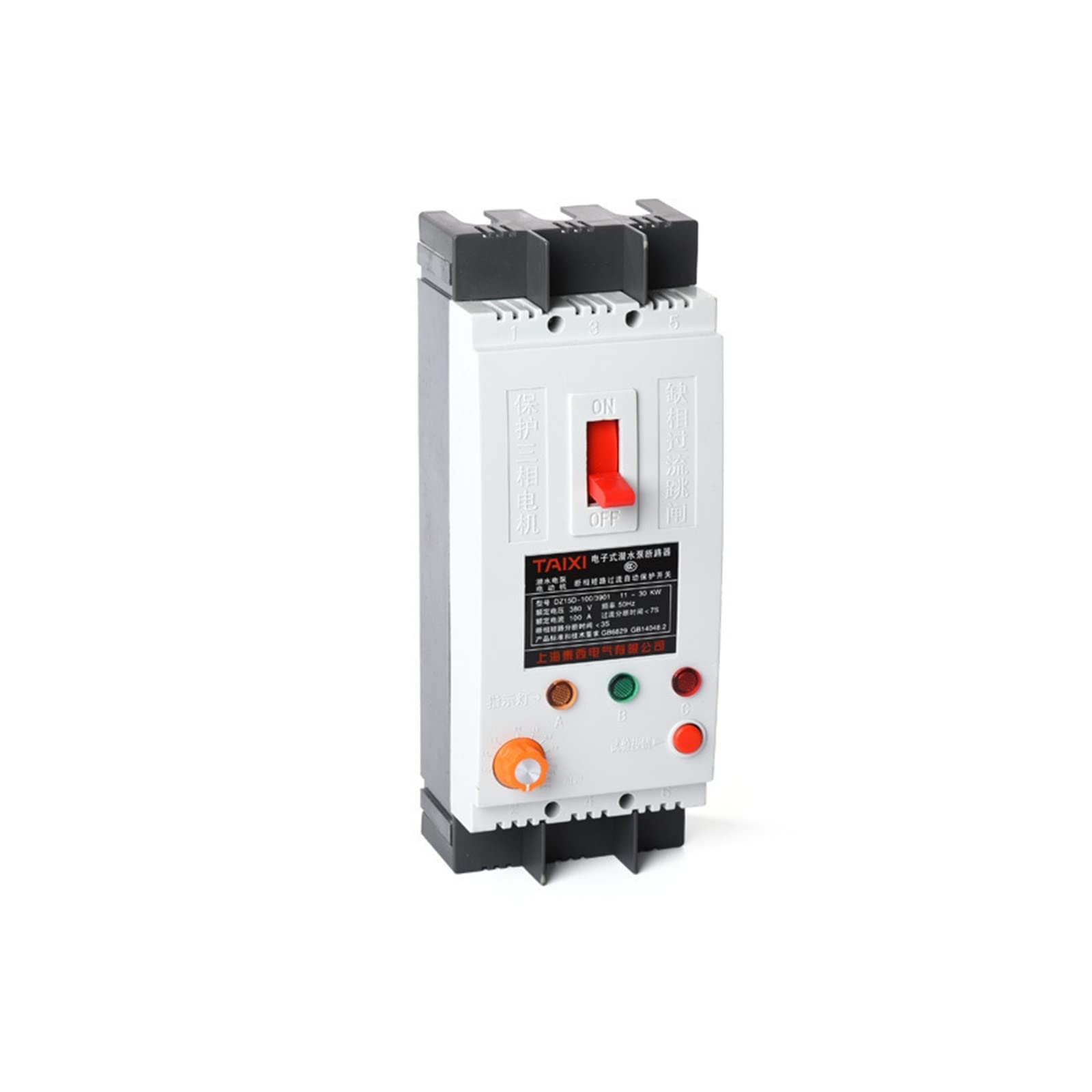 DZ15D-40/390 DZ15LD Motorphasenverlust-Leckageschutz 3P-Phasenverlustschutzschalter